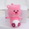 Adorable Beaver Plush Toy Loopy Soft And Short Plush Keychain 14cm Diy Hair Clip