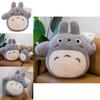 Cute Cartoon Totoro Cat Hand Held Bag Plush Toy Pillow For Kids Gift And Bedroom Decor