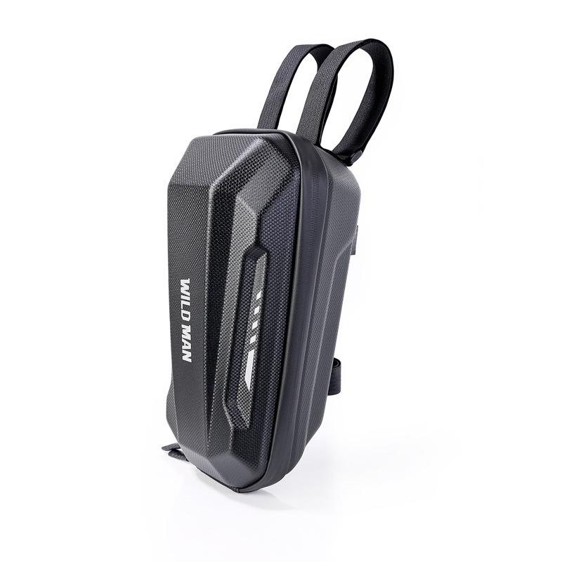 WILD MAN Electric Scooter & Bicycle Hard Shell EVA Front Handlebar Bag 2L Commuter Version чёрный