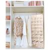 Jewelry Storage Bag, Hanging Storage, Double-Sided Roll-Up Hook Metal Hook Earring Necklace Ring Jewelry Holder-B61B