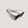 For Nissan Kicks 2017 2018      Car Body Cover Stainless Steel Muffler Pipe Outlet Dedicate Exhaust Tip Tail