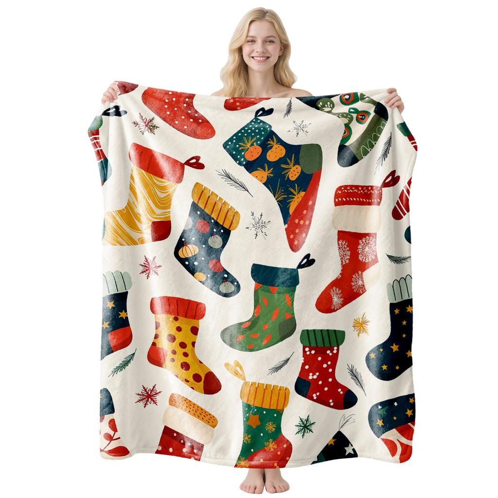 2026 Christmas flannel blanket is universal for all seasons