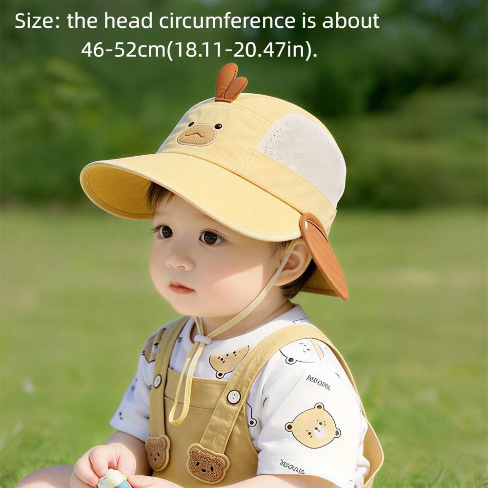 Thin Children's Fishing Cap Sun Protection Kids Beach Hat New Baby Hat  for Boys Girls