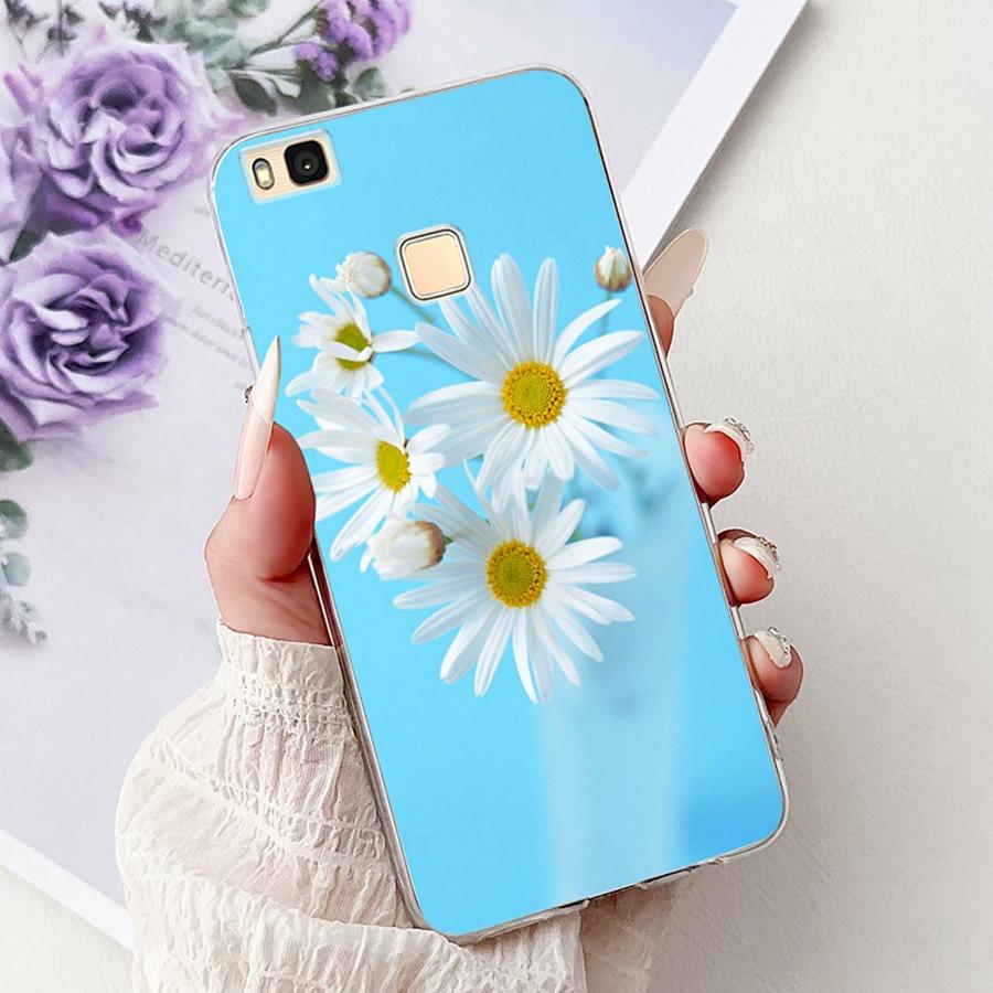 For Huawei P9 Lite Case VNS-L21 VNS-L31 Luxury flower Painted Proective Cover Soft Silicone Phone Case For HuaweiP9Lite Funda