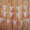 10m Mixed Color Floral Lace Triangle Bunting for Wedding & Event Decoration