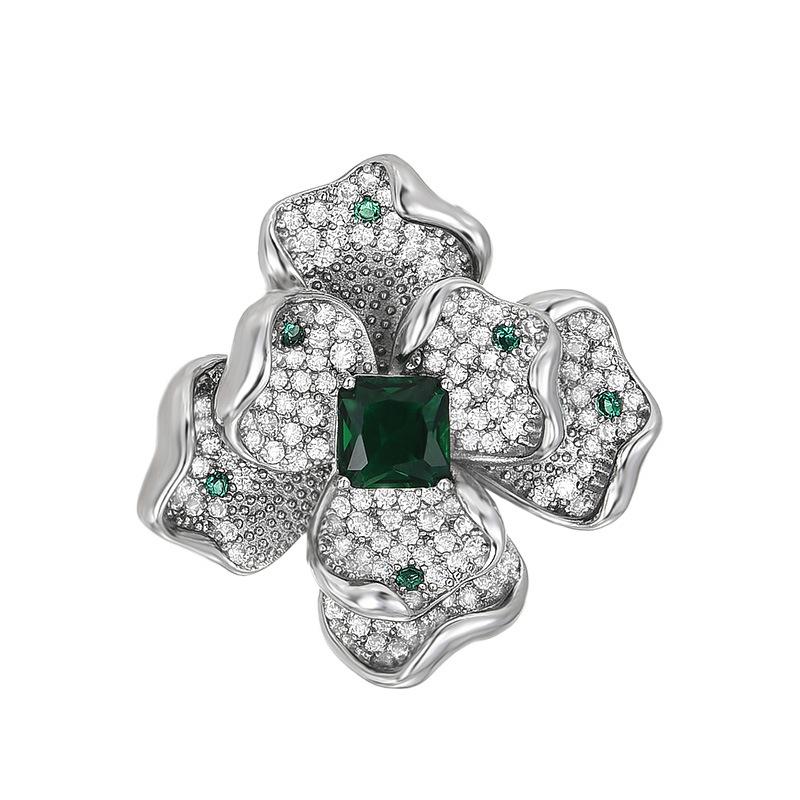 Senior-Broschen, Blumen-Blatt-Brosche, Anstecknadeln für Damen, Anzug-Anhänger, modische Broschen, Schmuck