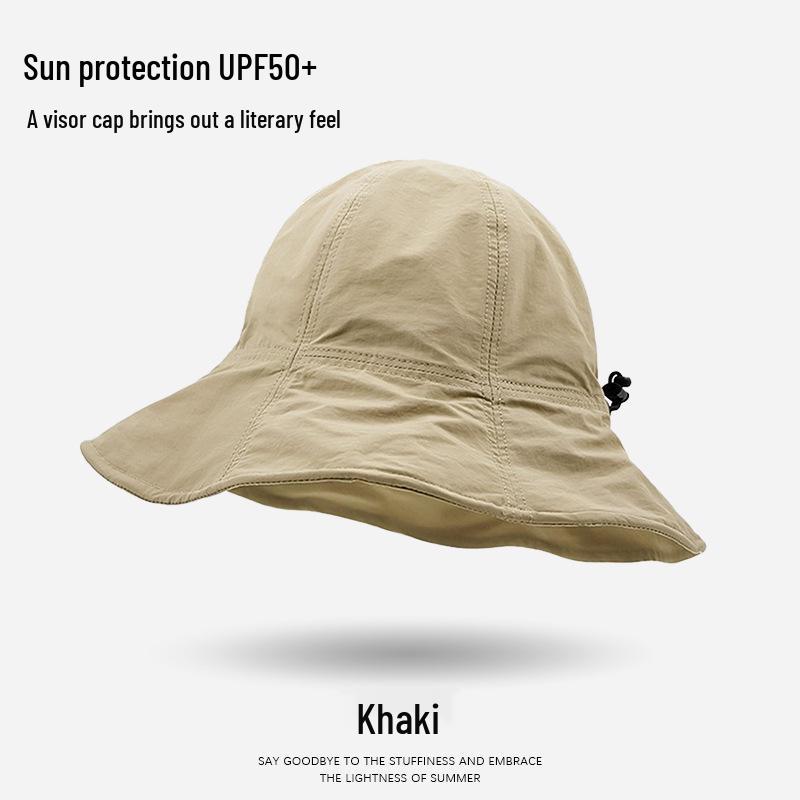 Men's Quick-Dry Color Block Sun Hat, UPF Sun Protection, Waterproof & Breathable; Ideal for Spring/Summer Outdoor Hiking & Sports.