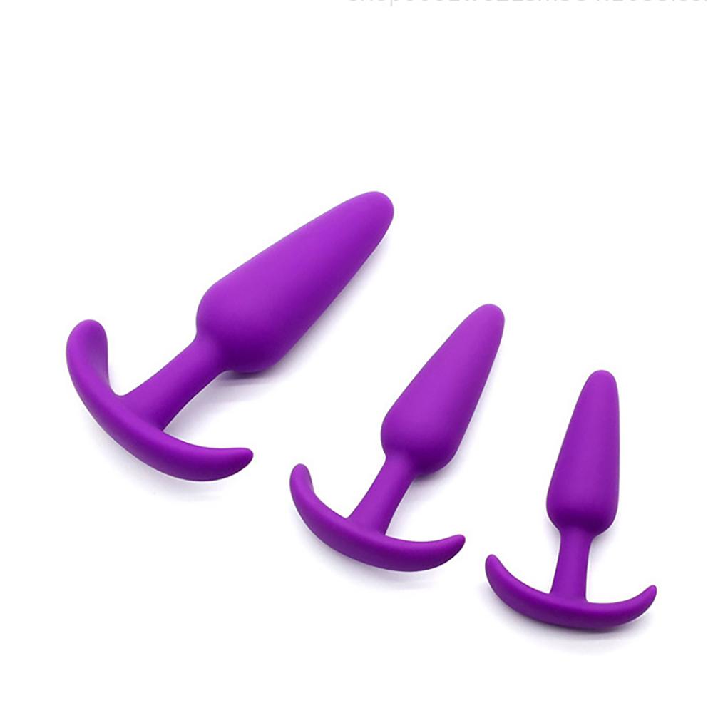 Silicone Dildo Anal Plugs Butt Plug Stopper Dilator Prostate Massager Vaginal Stimulator Adult Sex Toys for Men/Women Trainer