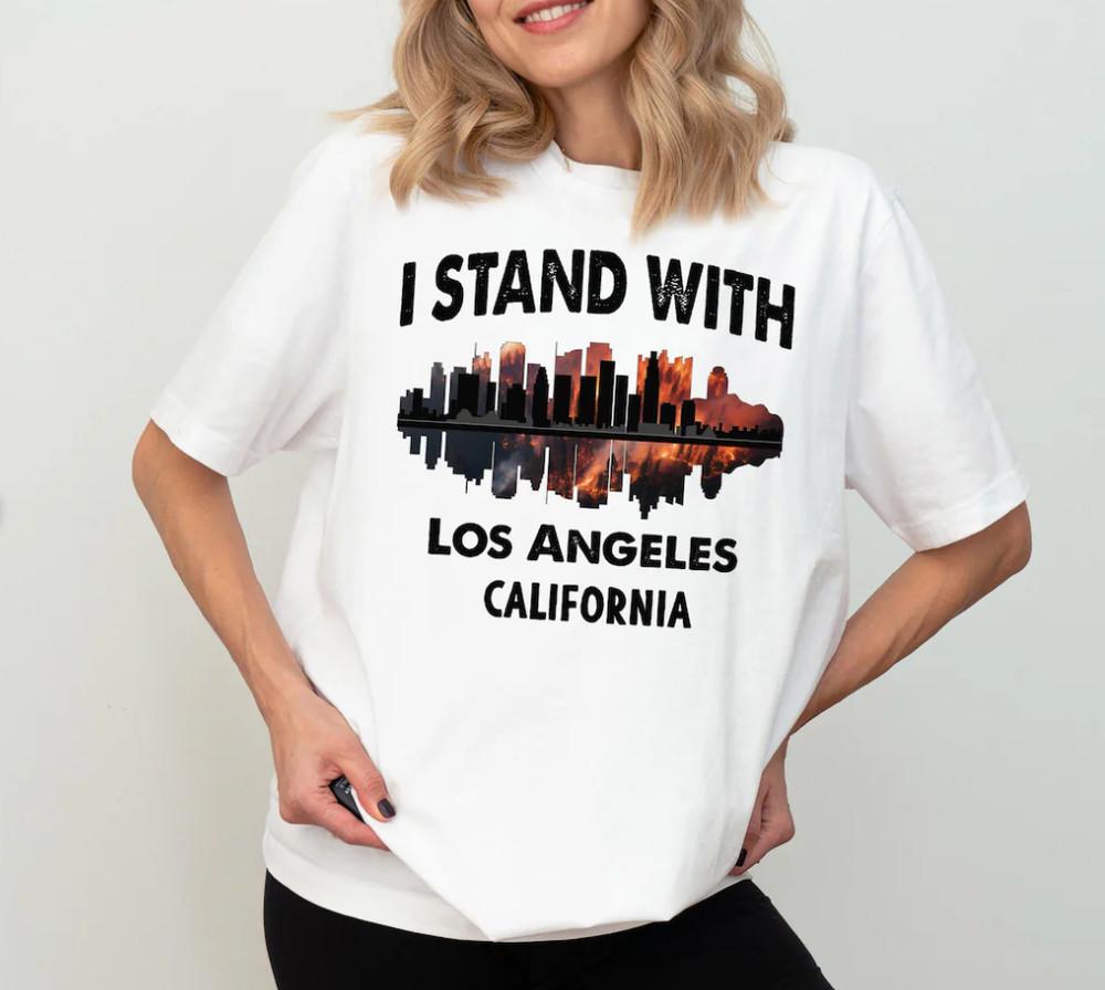 Los Angeles Fire Recovery Firefighter Support Unisex T-shirt S-5XL Unisex T-Shirt S