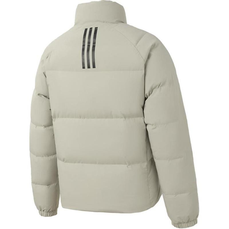 adidas Modna Ciepła Krótka Kurtka Puchowa Outdoorowa Kurtka Unisex Matcha-Green JL9583