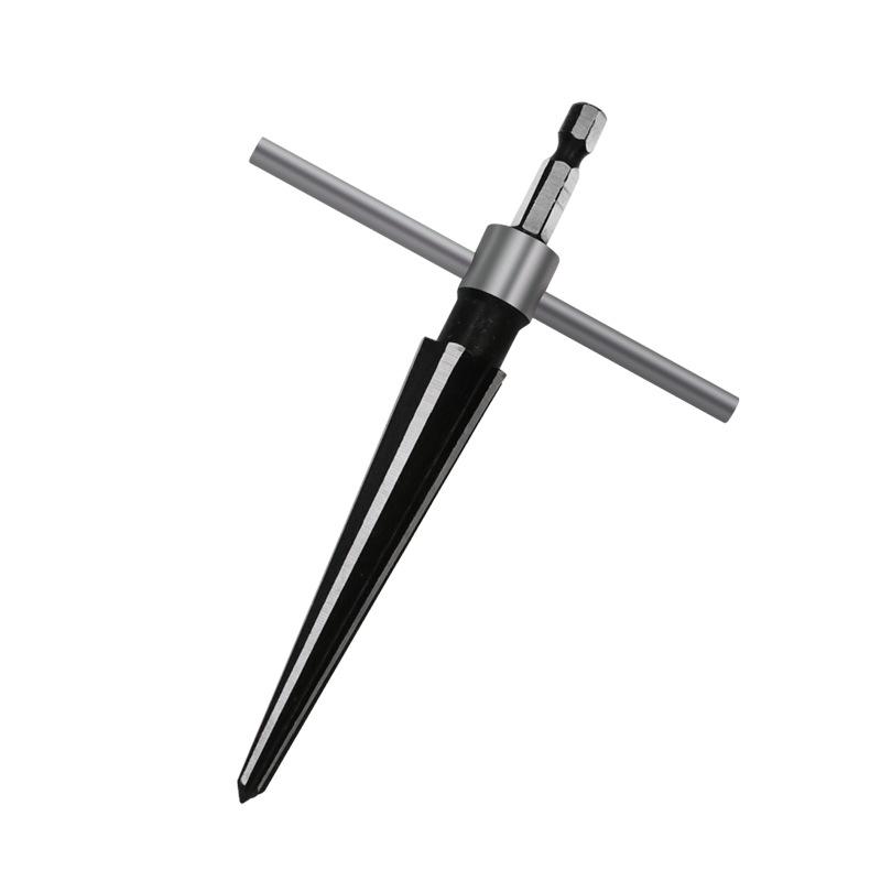 Taper Reamer 1/8-1/2 (3-13mm) Woodworking Wood Chamfering Device Open and Expand 5-16mm Hexagonal Shank