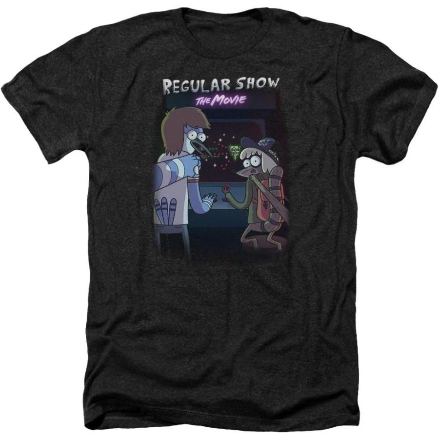 Regular Show - Mens Rs The Movie Heather T-Shirt S чёрный