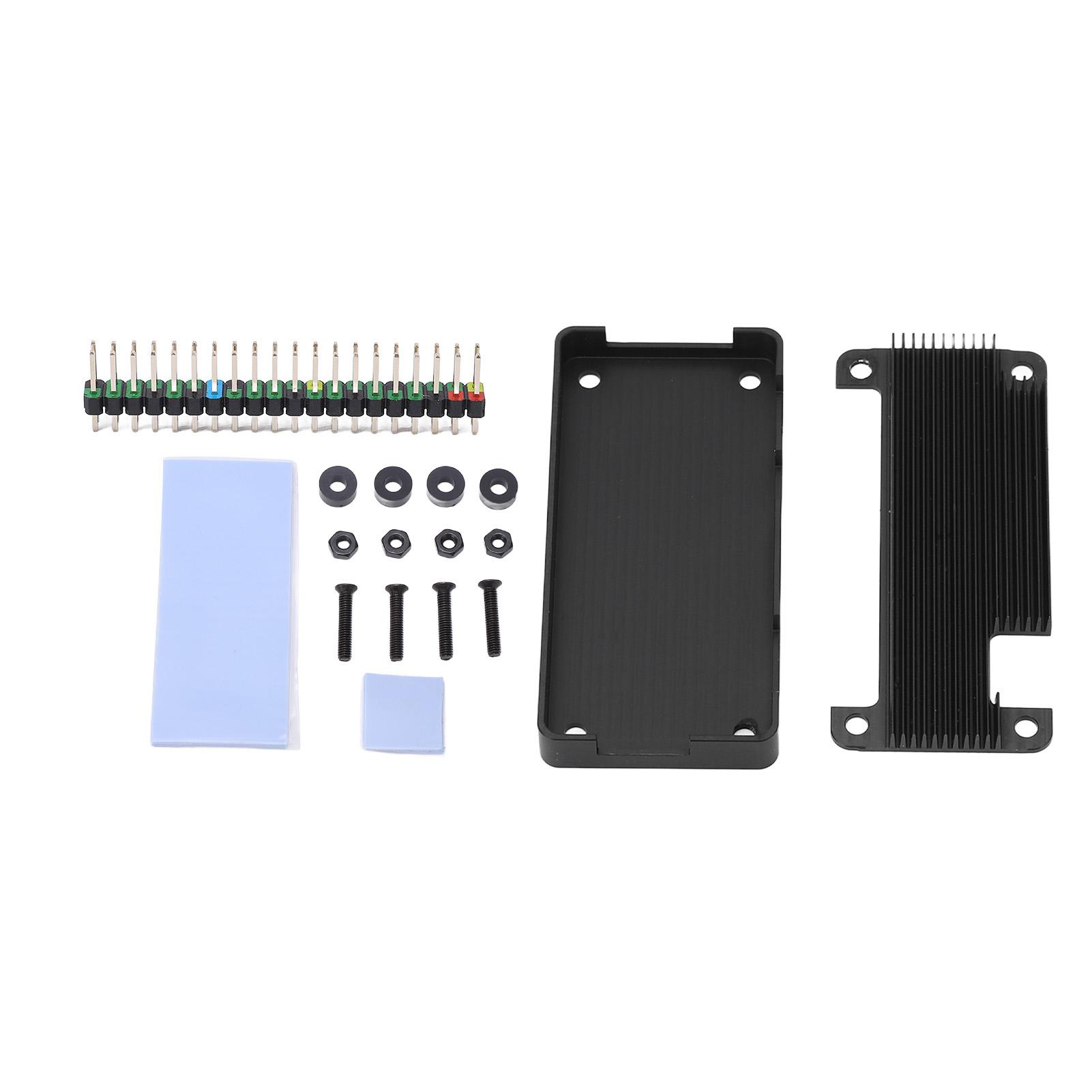 

Корпус радіатора з алюмінієвого сплаву Корпус із пасивним охолодженням Штифтовий роз’єм для Raspberry Pi Zero