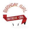 Children's Adult Birthday Headband IR Letter Crown Headband