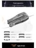 New Multi-Functional Outdoor Tool: Portable Folding Knife with Lock and Pliers, Ideal Gift for Outdoor Enthusiasts