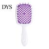 Ergonomic Grip Hair Brush Detangling Hollow Handle Scalp Massage Women Girls Wet Mesh Design Dry Long Curly Fluffy Styling Comb Hairdressing Tool And