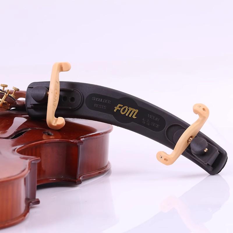 Verstellbare Violinenschulter- und Kinnhalterung mit Schwamm für alle Größen (1/8 bis 4/4) - Geeignet für Kinder und Erwachsene