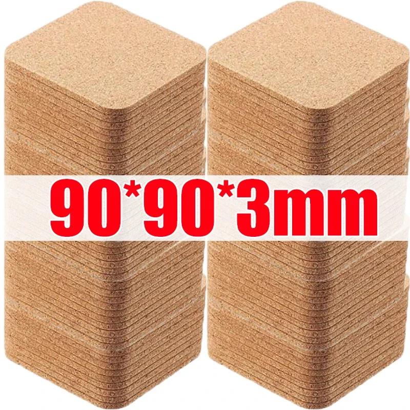 Non-Slip Cork Coaster Natural Round Wooden Cup Mat Heat Insulation Pads Tea Coffee Mug Drinks Holder Table Decoration Cup Pads