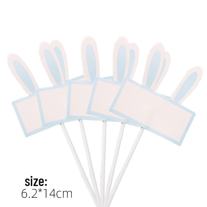 50-Piece Blank Insert Cards for Cake Decorations and Celebrations