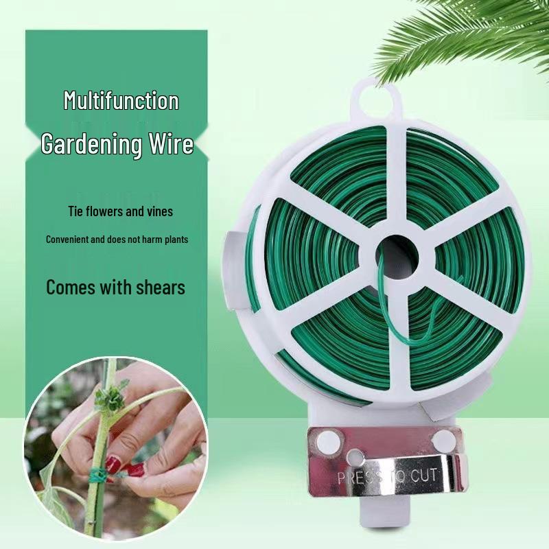 Plastic-Coated Gardening Zip Ties for Flower Support and Bundling