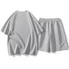 Summer Couples Casual Sports Suit Men's Loose Short-sleeved Two-piece Set
