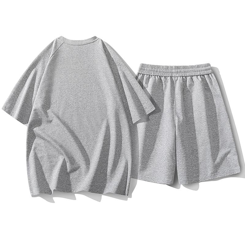 Summer Couples Casual Sports Suit Men's Loose Short-sleeved Two-piece Set