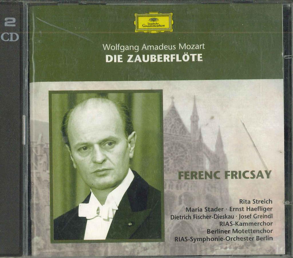 CD BERLINRIAS.SO, STADER - Die Zauberflote: Fricsay UCCG34356 UNIVERASAL Japan Classical Used
