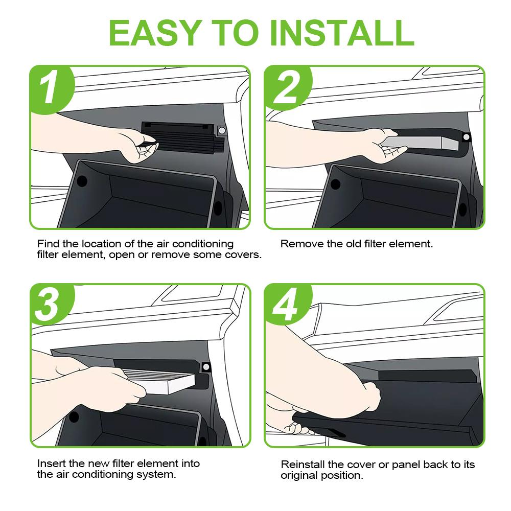 1PC Car Cabin Air Filter Activated Carbon 87139-52020 0D040 30040 0N010 For Corolla Camry Lexus Subaru Jaguar Car Accessories