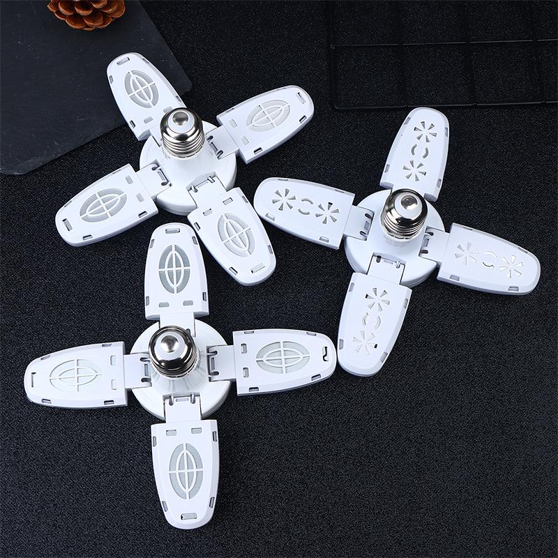 1Pc E27 Bulb Led Indoor Bulb Fan Leaf Super Bright Home Decoration Living Room Styling Light Ceiling Light Led E27 Bulb