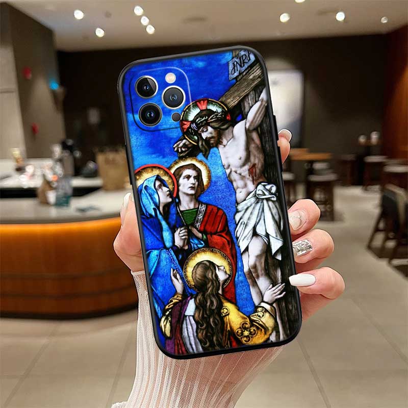 

NH44 The Baptism of Jesus Shell Phone Case for Samsung Galaxy Note 10 20 S23 S24 S25 Ultra FE Plus Edge Lite A02S A35 A07 A17 Galaxy S24 FE