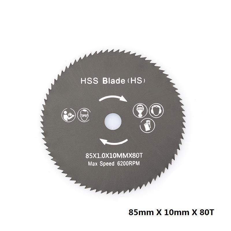 1pcs 85/89/115mm HSS nitride coated circular saw blades for wood and metal cutting, power tool accessories, cutting blades