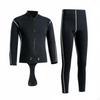 Men's Wetsuit, 3mm/5mm Neoprene, Fastener, Quick Dry, for Diving, Fishing S Black3mm