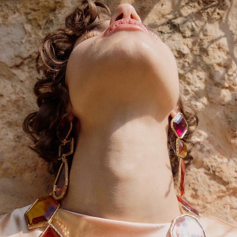 DIMANAF 2024 Four Seasons Pendant Retro Accessory Long Ethnic Style Leaf Simple Accessories Pendant A4