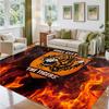 Hull City Fußball Design Kristall Samt Teppich Weiche Dekorative Matte für Schlafzimmer Eingang