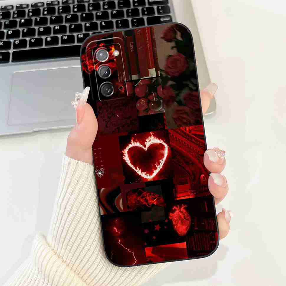 For Samsung Galaxy Note20 4G Case SM-N980F Popular Love Soft Silicone Cover For Samsung Note20 5G 6.7" Cute Butterfly Bumper
