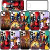 Cover for iPhone 17 16 15 Xiaomi Poco Redmi Note 14 13 12 8 Pro Max 9 16e Samsung Galaxy S25 S24 S23 OPPO Huawei Wolverine Cartoon Deadpool Phone Case