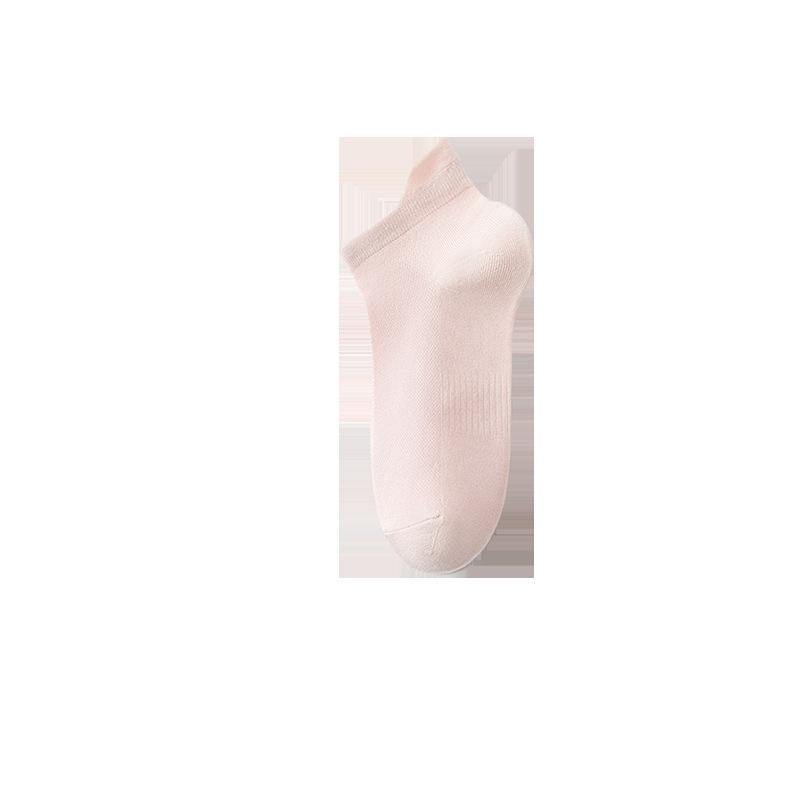 Lady Spring and Summer Candy Color Lift Ears Anti Bacterial Deodorant Do Not Take Off Heel Socks