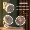 Rechargeable Wall-Mounted & Clip-On Desk Fan for Home and Office