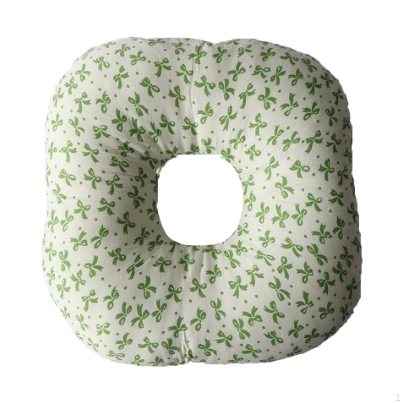 

Дышащая подушка для пирсинга уха с отверстием, мягкая поддержка для наушников, берушей и Leaves