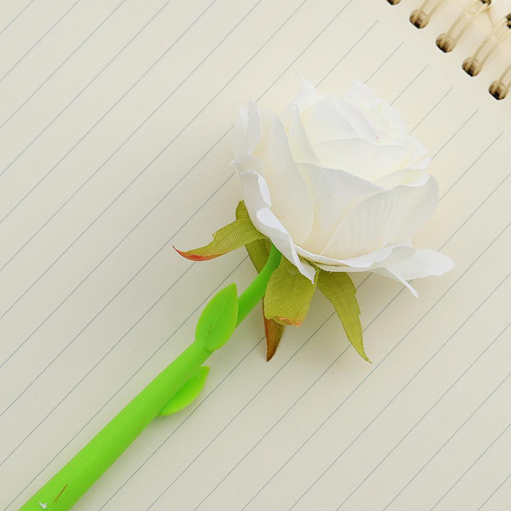 1 Stück süßer Kawaii-Gelstift mit Rosenblüte, Büro- und Schulbedarf, Schreibwaren, kreativ, süß, hübsch, schön, weicher Stift