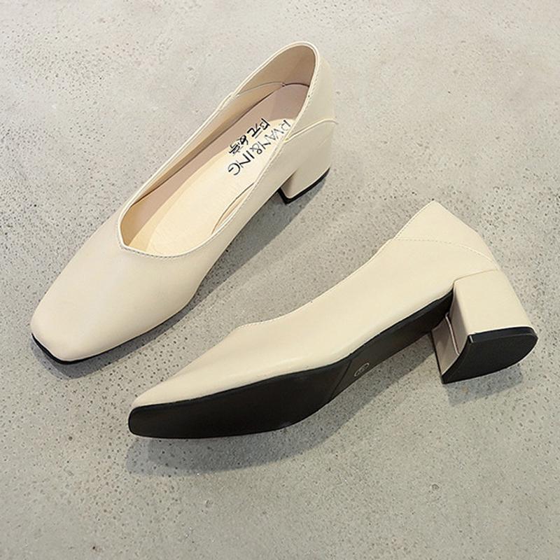 Zapatos de Mujer Cuña de Verano con Sandalias de Tacón Grueso Moda Zapatos  Individuales Zapatillas de Cabeza Cuadrada Mules comprar a buen precio —  entrega gratuita, reseñas reales con fotos — Joom