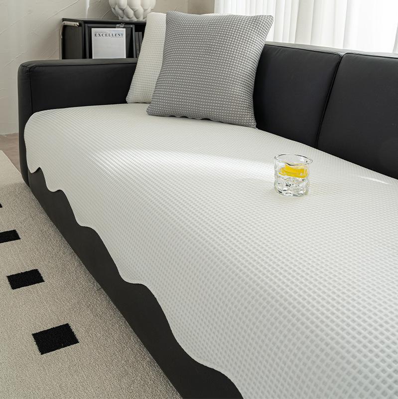 Cool Doudou Waffle Special-Shaped Sofa Cushion Summer Mat Cushion New Straight Ice Silk Sofa Cover