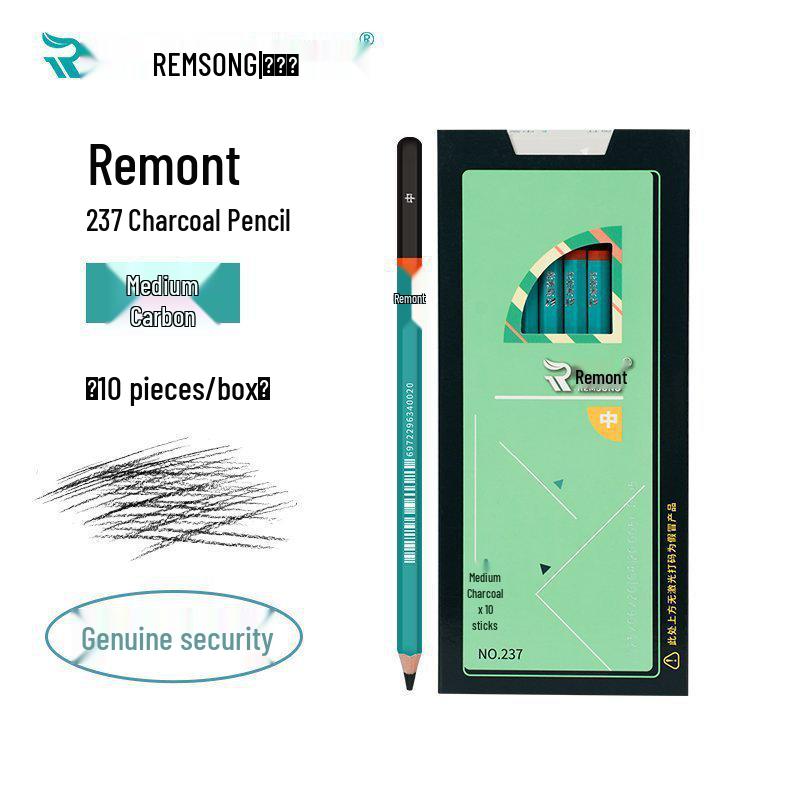 Rui Meng Te Soft/Medium-Hard Charcoal Pencils for Art Students Genuine Product Guarantee