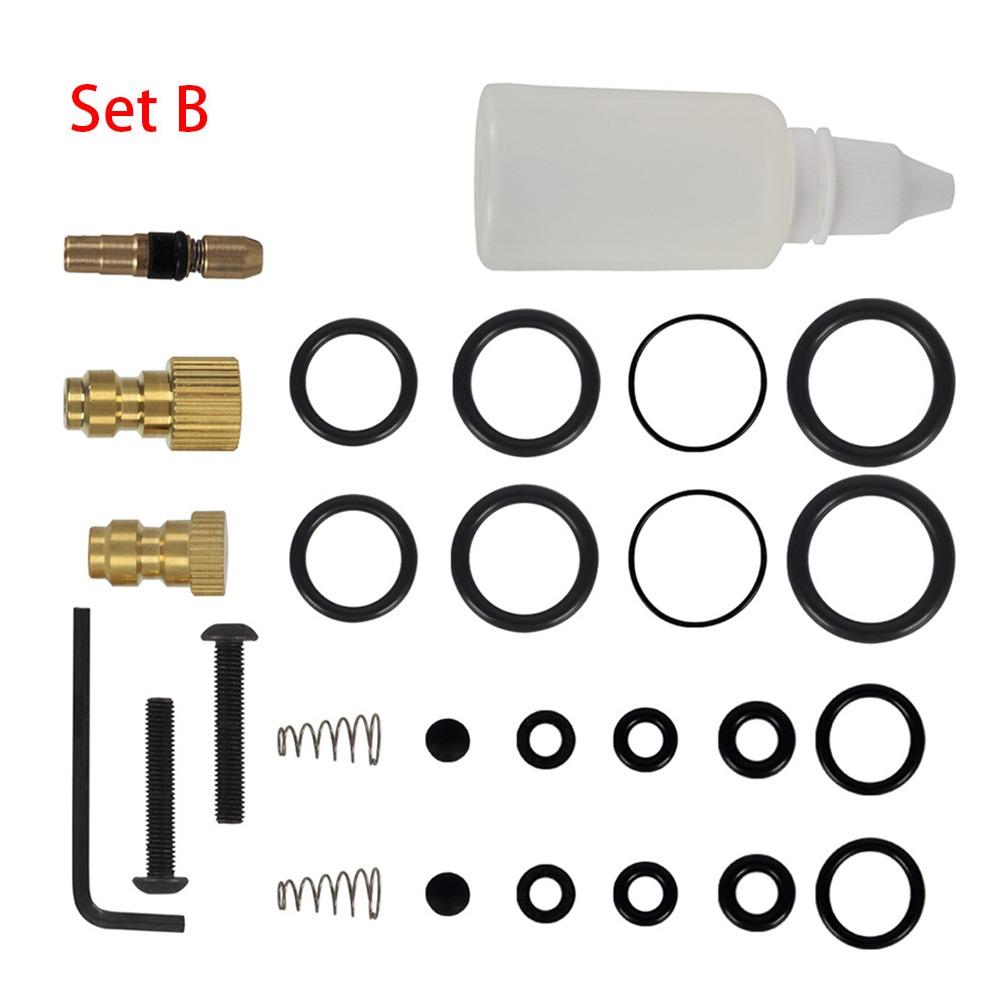 1Set For Hand Operated Air Pump Inflator Repair Set Kit High Pressure Air Pump Replacement Kits