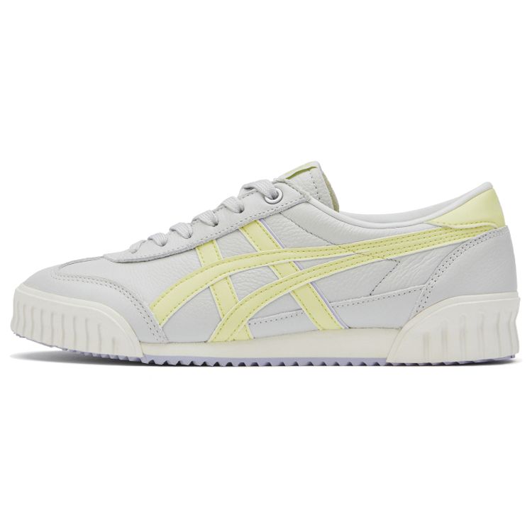 ONITSUKA TIGER Machuation Leather Casual Breathable Low-Top Sneakers Women Sneakers White Yellow 1182A595-020