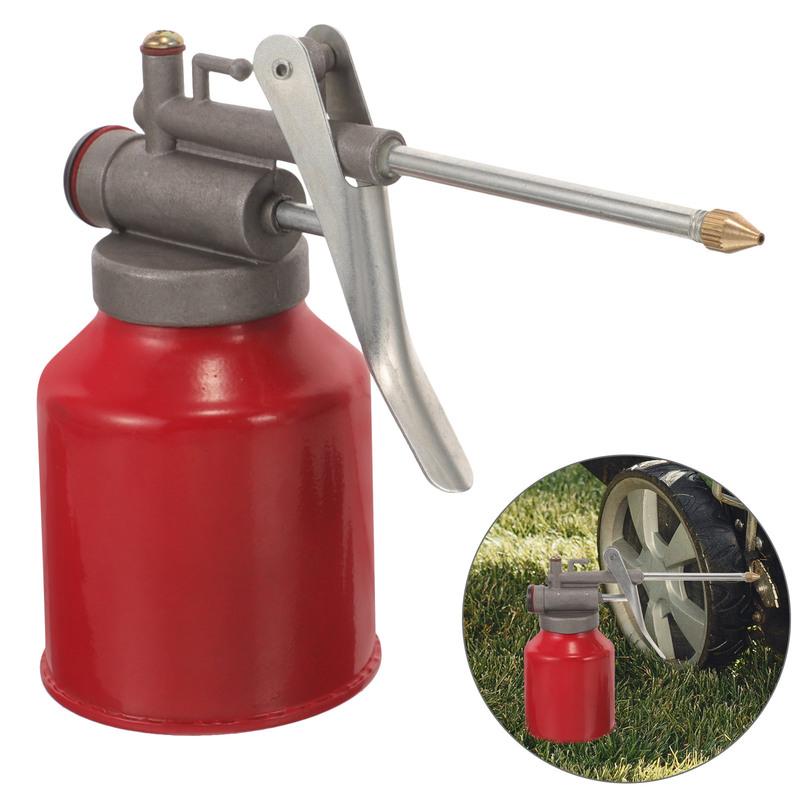 Manual Oil Can Long Spout Lubrication Oiler Large Capacity Engine Oil Bottle Hand Pump Oiler for Cars Motorcycles Ships