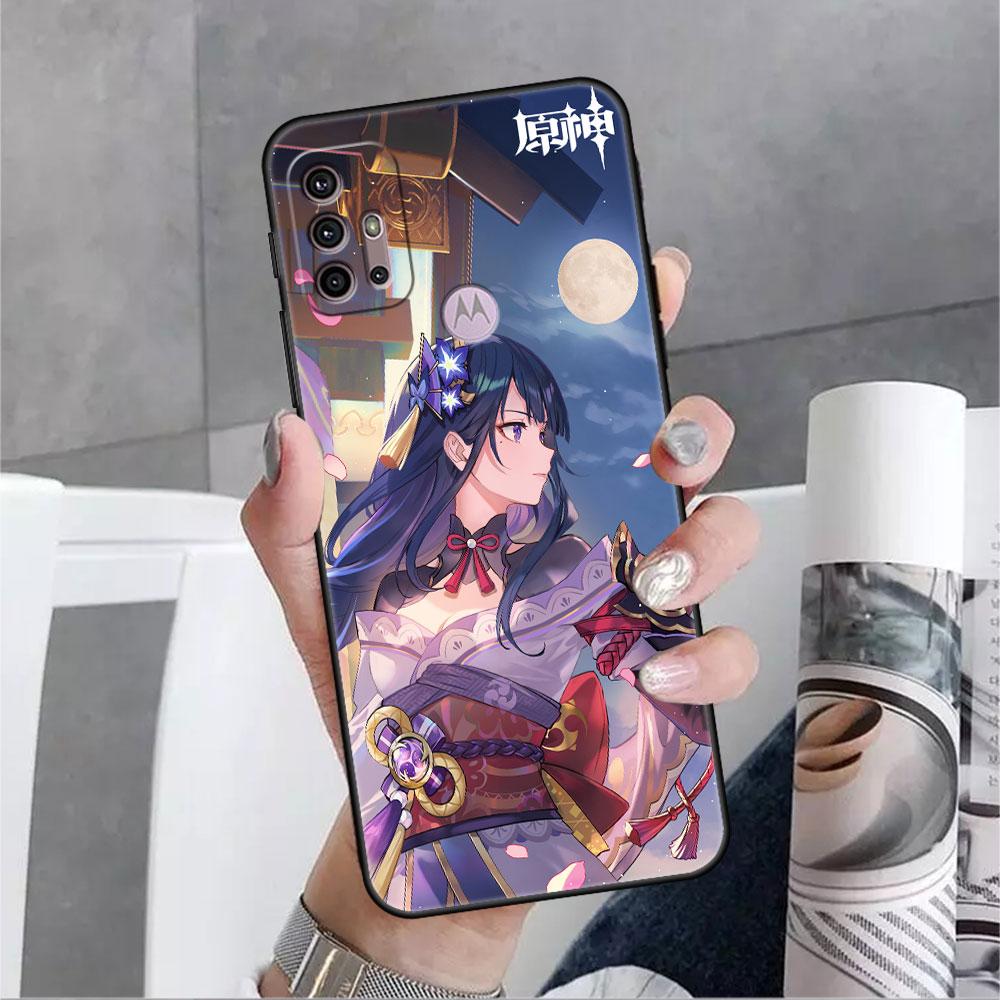 

Чехол для Motorola G30 G60 G9 Play One Fusion Plus Edge 20 G8 Power Lite G22 G50 G200 G51 G71 G31 Чехол для телефона Genshin Impact Capa Moto G Stylus 5G