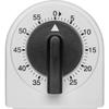 TFA Dostmann Analoger Küchen-Timer Minuteur de cuisine blanc-noir analogique