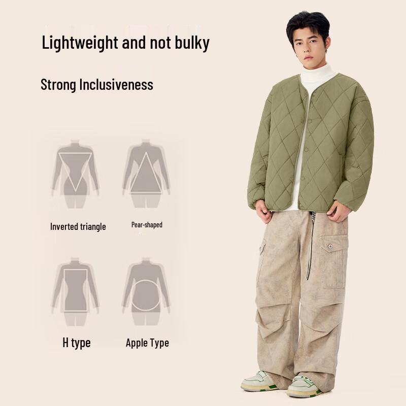 MINISO Unisex Lightweight Quilted Collarless Padded Jacket