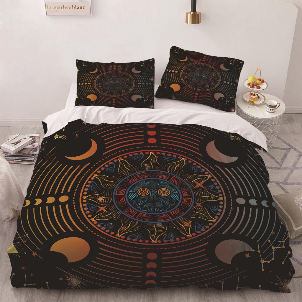 Africa Egypt King Queen Duvet Cover Egyptian Pharaoh Bedding Set For Teens Adults Ancient Frescoes 2/3pcs Polyester Quilt Cover